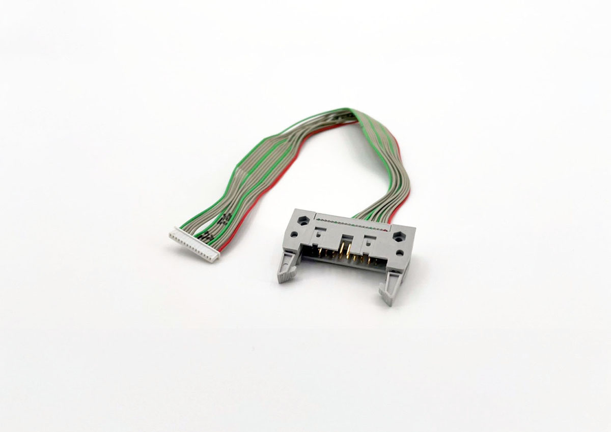 CABLE SERIES 排線 Flat Cable + Box Header Card Edge w/Latch(勾勾牛角壓排)
