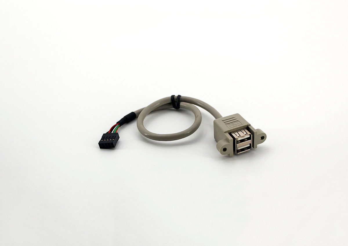 CABLE SERIES 傳輸線 UL2725 wire + USB AF(母.雙排) + DuPont(杜邦)