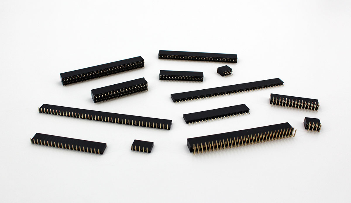 FEMALE HEADER SERIES 2.54*2.54mm 膠高8.5 / Y端